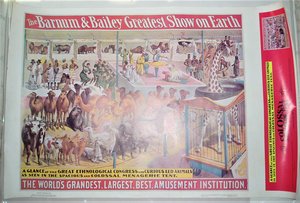 Barnum & Bailey Poster, Colossal Menagerie Tent