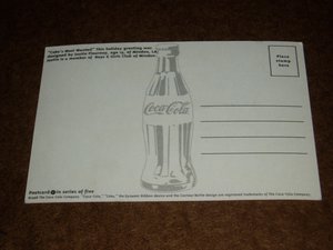Vintage Advertising Postcard,  Coca-Cola, 2nd Card Ships Free