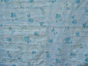 Vintage Child's Quilt, Hand-Stitched