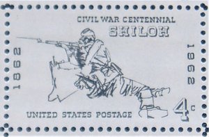 Mint 4c Stamp Sheet, Civil War Centennial, Battle of Shiloh, Scott Catalog #1179 x 50 Stamps, 50% Off