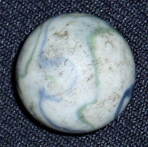 Antique Marble, Unglazed Crockery, 3/4"