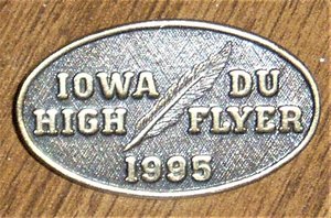 Ducks Unlimited Pin, Iowa DU High Flyer 1995