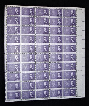 Mint 4c Stamp Sheet, Atomic Energy Act, Scott Catalog #1200 x 50 Stamps