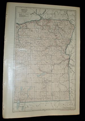 Map Page, Oregon, 1932, Large 13.5" by 19.75" 2 Full Pages