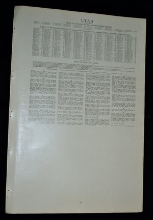 Map Page, Utah, 1932, Large 13.5" by 19.75"