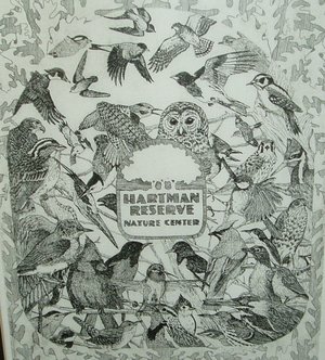 Numbered Print, Mark Miller, Pen and Ink, "For the Birds" 8" by 11"