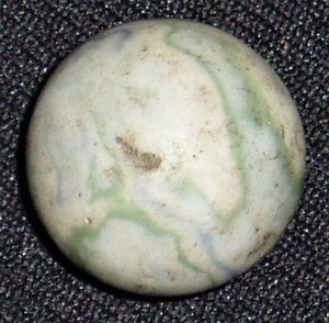 Antique Marble, Unglazed Crockery, 3/4"