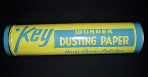 Vintage Tin Packaging, Key Wonder Dusting Paper