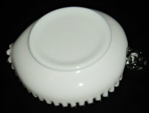Fenton Silver Crest Heart-shaped Candy Dish