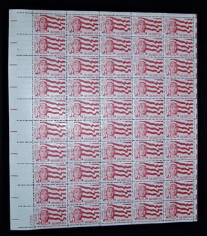 Mint 4c Stamp Sheet, Girl Scouts, Scott Catalog #1199 x 50 Stamps