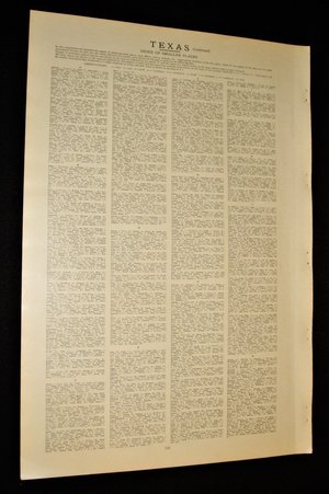 Map Page, Texas, 1932, Large 13.5" by 19.75" 2 Full Pages