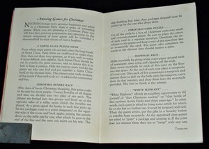 The Christmas Holidays Book, Betty Phillips, Vintage Booklet