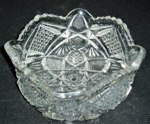 Ornate Faceted Berry Bowls, Set of 5