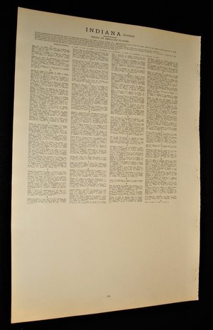 Map Page, Indiana, 1932, Large 13.5" by 19.75"