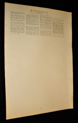 Map Page, Minnesota, 1932, Large 13.5" by 19.75"