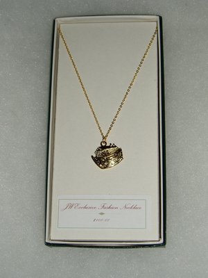 John Wanamaker Vintage Boat Necklace, New Old Stock