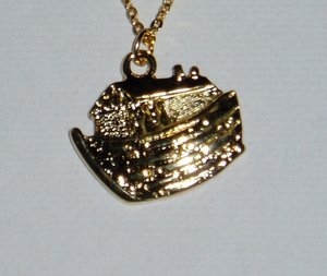 John Wanamaker Vintage Boat Necklace, New Old Stock