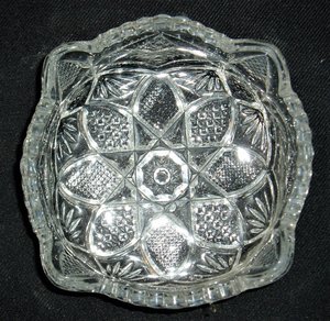 Ornate Faceted Berry Bowls, Set of 5