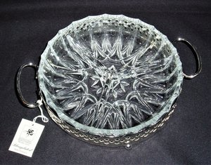 Relish Tray in Carrier, International Silver Co.,  New Old Stock