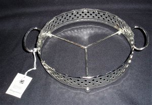 Relish Tray in Carrier, International Silver Co.,  New Old Stock
