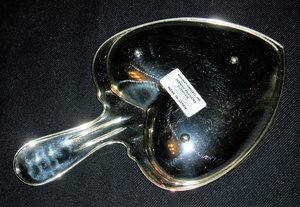 Silverplate Trinket Tray, Heart Shaped, New Old Stock