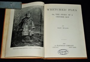Vintage Book, Story of Wretched Flea, A Chinese Boy