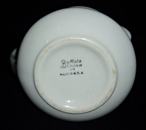 Buffalo Pottery Pitcher, L12, Veterans Administration