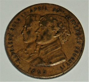 Medal, St Louis Exposition, 1903-4, Louisiana Purchase