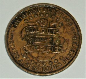 Medal, St Louis Exposition, 1903-4, Louisiana Purchase
