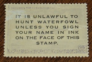 Federal Duck Stamp RW17, Very Fine, Disturbed Gum