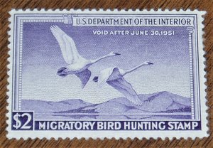 Federal Duck Stamp RW17, Very Fine, Disturbed Gum