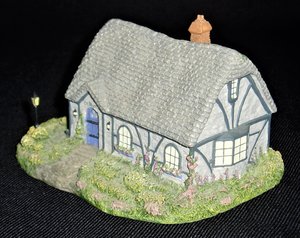 Chandler's Cottage Figurine, Thomas Kinkade, Hawthorn Architectural Register 1995