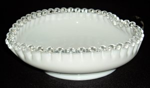 Fenton Silver Crest Heart-Shaped Handled Relish
