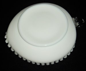 Fenton Silver Crest Heart-Shaped Handled Relish