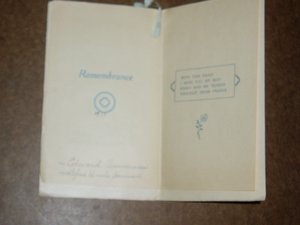 French Embroidered Card, World War 1 Remembrance Christmas