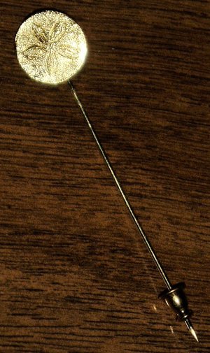 Trifari Sand Dollar Stickpin
