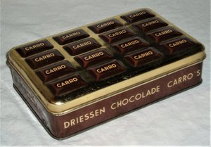 Driessen Chococade Carro Tin, Chocolate Candy Box