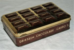 Driessen Chococade Carro Tin, Chocolate Candy Box