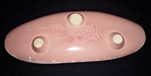 Brush McCoy Console Bowl Candle Holder