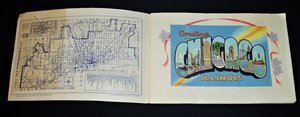 Pictorial Chicago Booklet, Curt Teich Postcard Photos