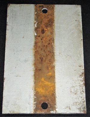 Industrial Plate Steel House/Sign Number #1