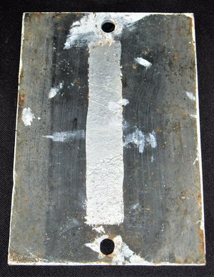 Industrial Plate Steel House/Sign Number #0
