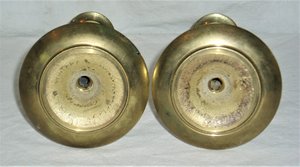Brass Candlesticks, 7.25" Pair