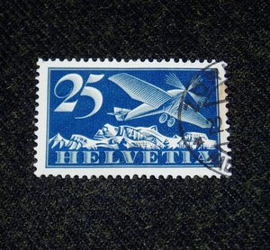Switzerland Air Mail Stamp, C5a, 1920s