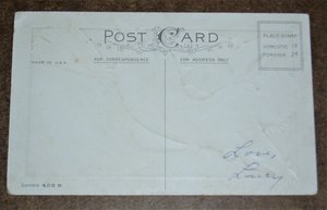 Antique Postcard, Halloween, Stecher Pierrot Clown, 2nd Card Ships Free
