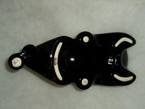 Figurine, Shawnee Impala, Black and White, Mint