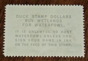 Federal Duck Stamp RW32, F-VF, Never Hinged
