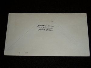 World War II Patriotic Cover, Rare Cochran Anti-Hitler Anti-Nazi Catchet, Only 50 Made
