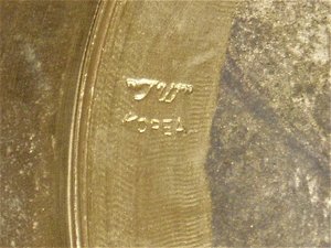Brass Plate, Ox Cart, Made in Korea
