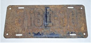 Iowa License Plate, 1937, Sound